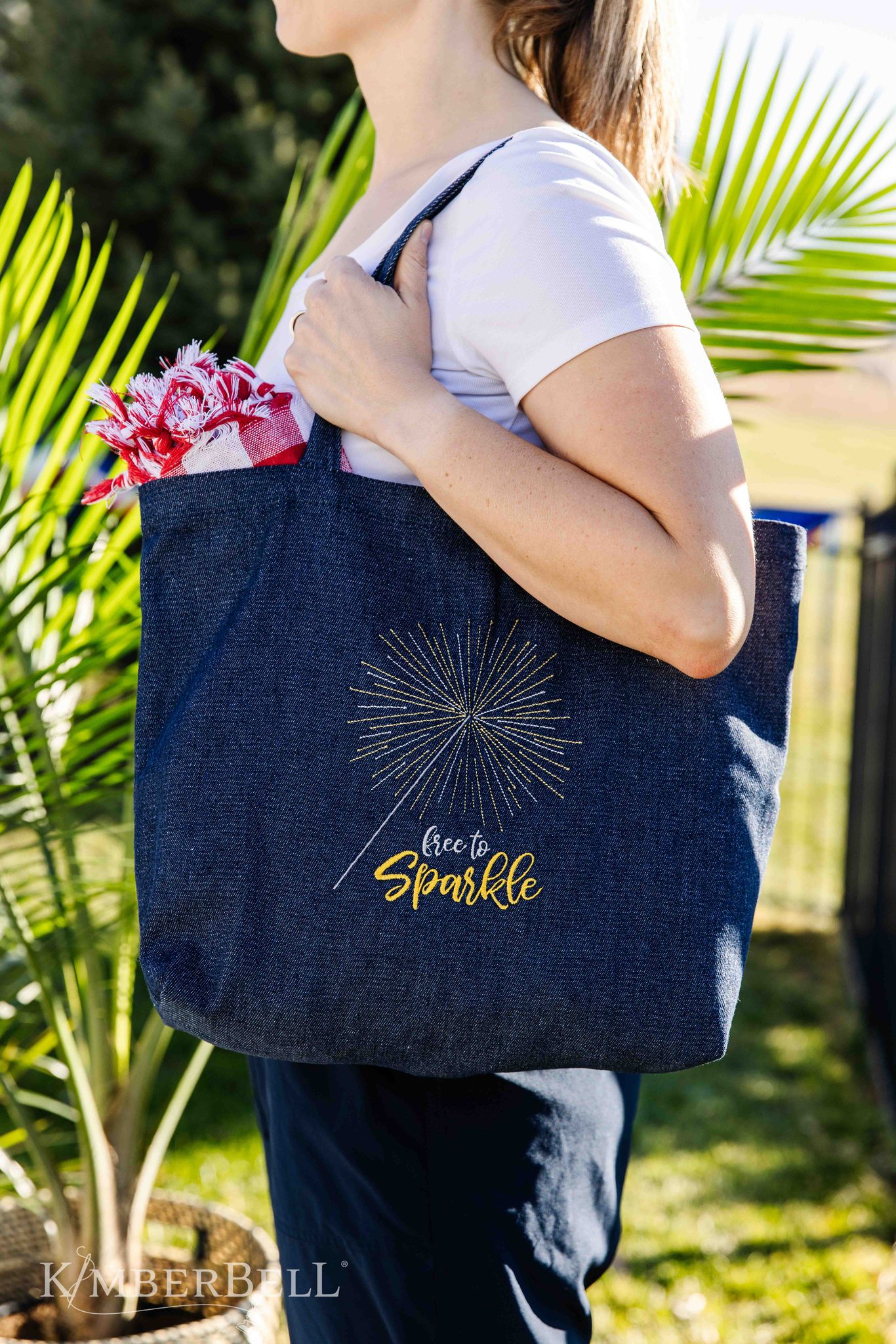 It's Kimberbell's Red, White & BBQ Machine Embroidery Spark Event!